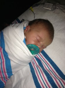 Our little bundle of joy!