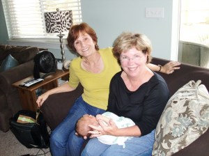 Trisha also drove over for a visit with El - she enjoyed meeting Gran's dear friend!