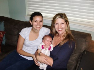 Lori and Carly stopped by for a visit
