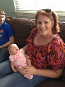 Cousin Leslie (DoDo) spent the night with us and watched El overnight